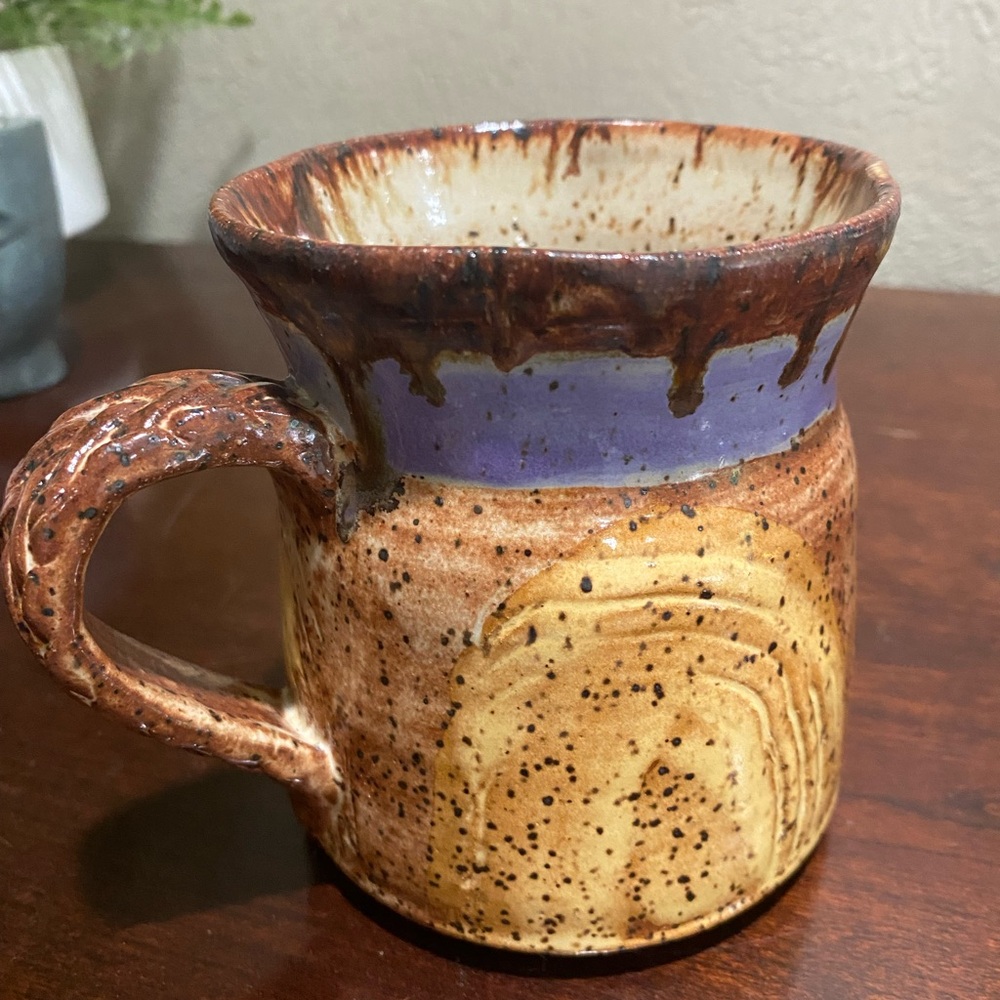 Unique Handmade Ceramic Mug, One of a kind Design